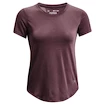 Dames T-shirt Under Armour  Streaker SS Ash Plum XS