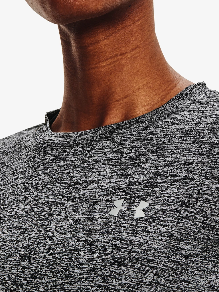 Dames T-shirt Under Armour  Tech LS Crew Twist-BLK