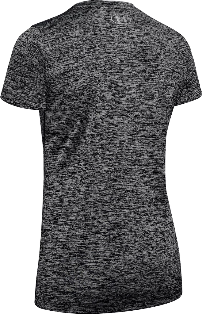 Dames T-shirt Under Armour  Tech SSC - Twist-BLK