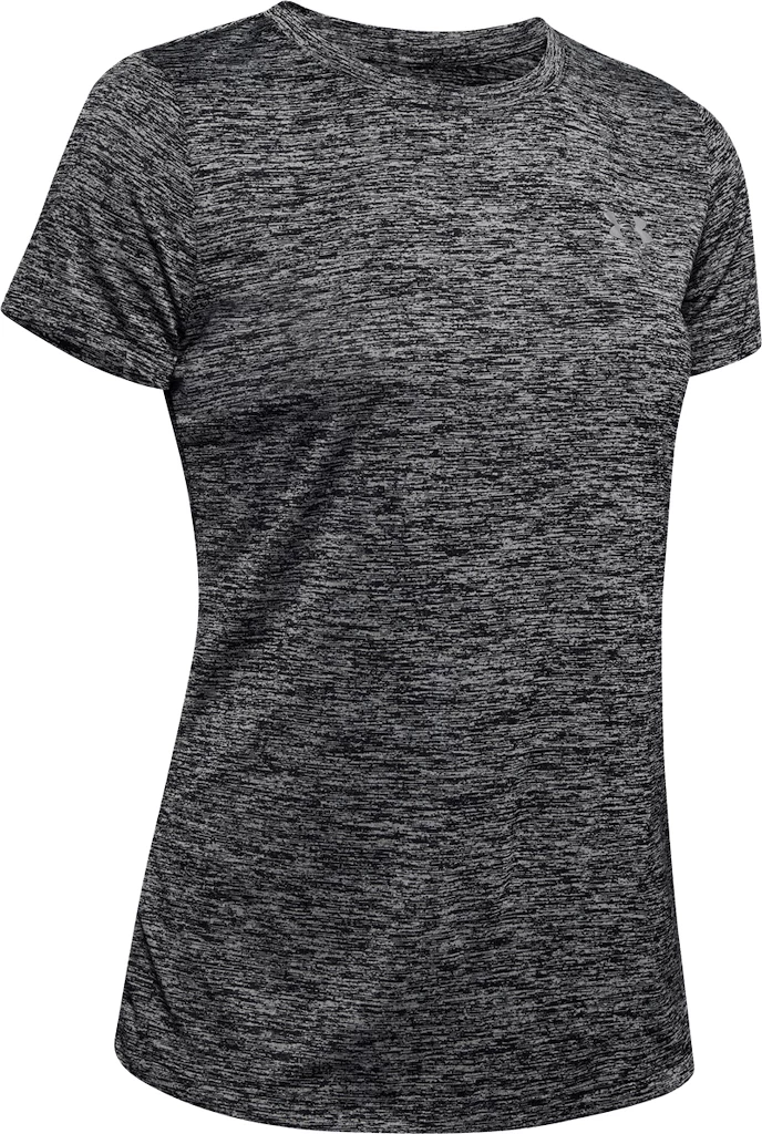 Dames T-shirt Under Armour  Tech SSC - Twist-BLK