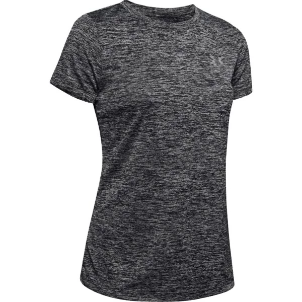 Dames T-shirt Under Armour  Tech SSC - Twist-BLK