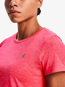 Dames T-shirt Under Armour  Tech SSC - Twist-PNK XS