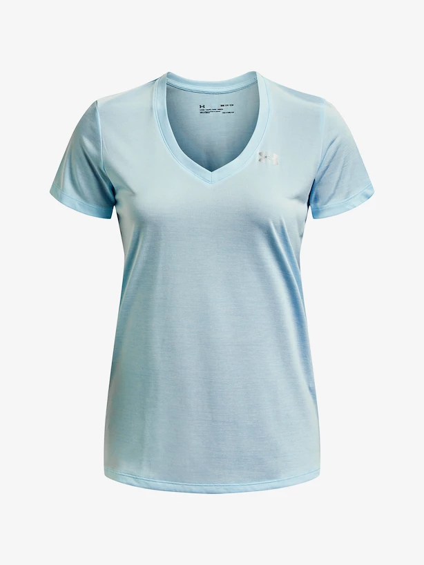 Dames T-shirt Under Armour  Tech SSV - Twist-BLU XS