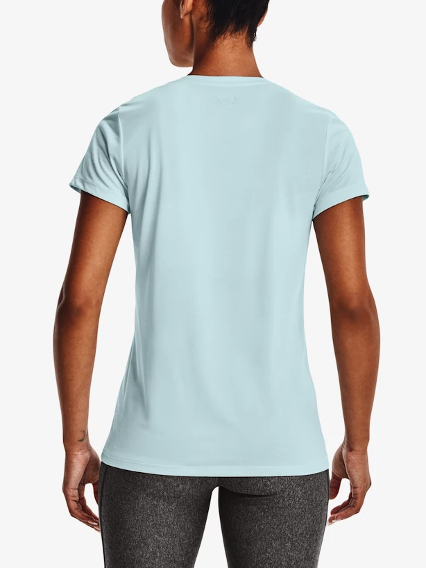 Dames T-shirt Under Armour  Tech SSV - Twist-BLU XS