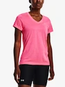 Dames T-shirt Under Armour  Tech SSV - Twist-PNK