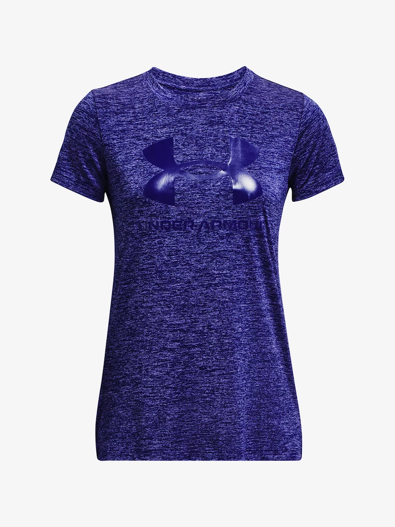 Dames T-shirt Under Armour  Tech Twist BL Gel SSC-BLU