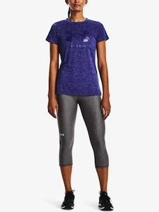 Dames T-shirt Under Armour  Tech Twist BL Gel SSC-BLU XS