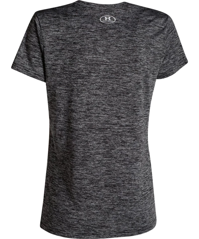 Dames T-shirt Under Armour  Tech V-Neck-GRY