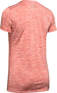 Dames T-shirt Under Armour  Tech V-Neck Twist Red XS