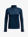 Dames T-shirt Under Armour  Train CW 1/2 Zip-BLU