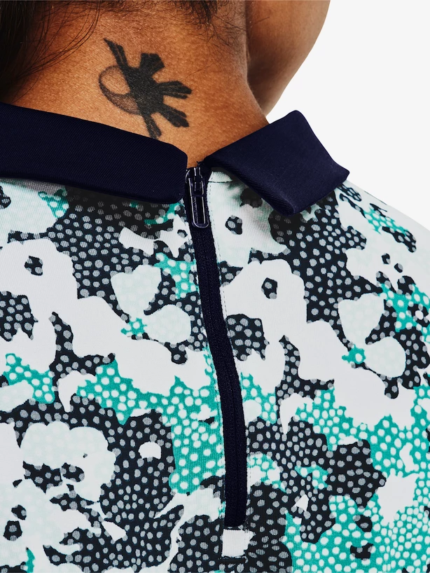 Dames T-shirt Under Armour  Zinger Rise SS Polo-NVY