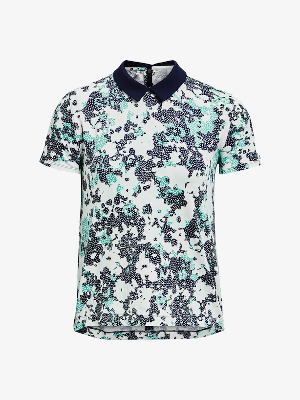 Dames T-shirt Under Armour  Zinger Rise SS Polo-NVY