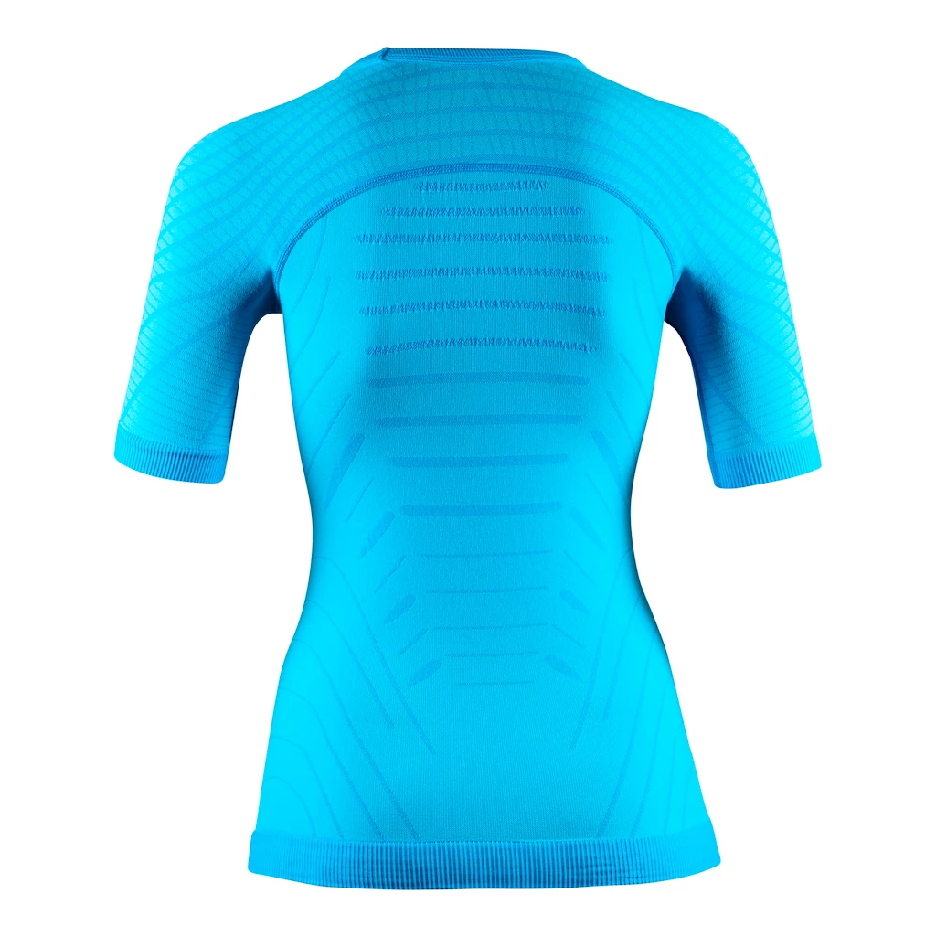 Dames T-shirt UYN  Motyon 2.0 UW Shirt SS Aquarius