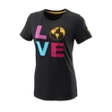 Dames T-shirt Wilson Love Earth Tech Tee W Black