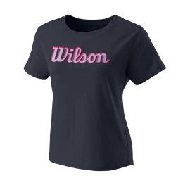 Dames T-shirt Wilson Script Eco Cotton Tee W India Ink