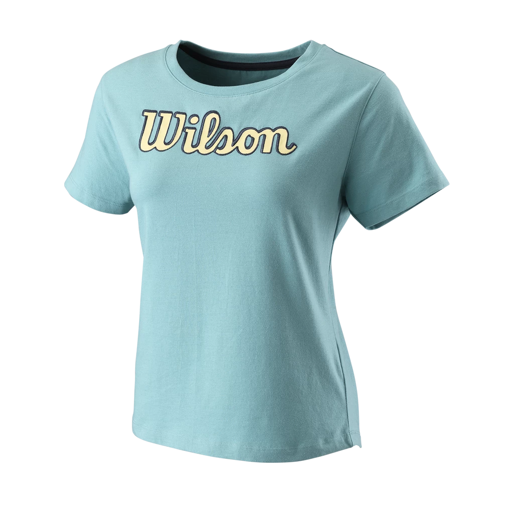 Dames T-shirt Wilson  Script Eco Cotton Tee W Reef M