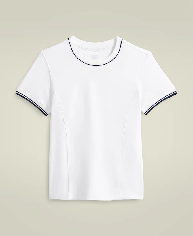 Dames T-shirt Wilson  W Team Seamless Tee Bright White