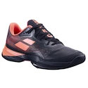 Dames tennisschoenen Babolat Jet Mach 3 AC Women Black/Living Coral