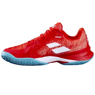 Dames tennisschoenen Babolat Jet Mach 3 AC Women Fiesta Red