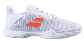 Dames tennisschoenen Babolat Jet Tere Clay White/Living Coral