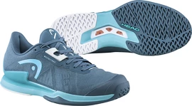 Dames tennisschoenen Head Sprint Pro 3.5 AC Grey/Teal