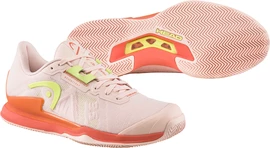 Dames tennisschoenen Head Sprint Pro 3.5 Clay Salmon/Lime