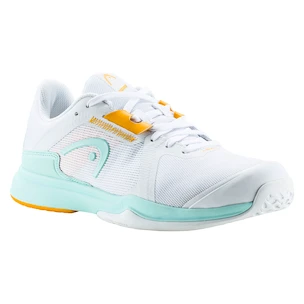 Dames tennisschoenen Head Sprint Team 3.5 AC White/Aqua