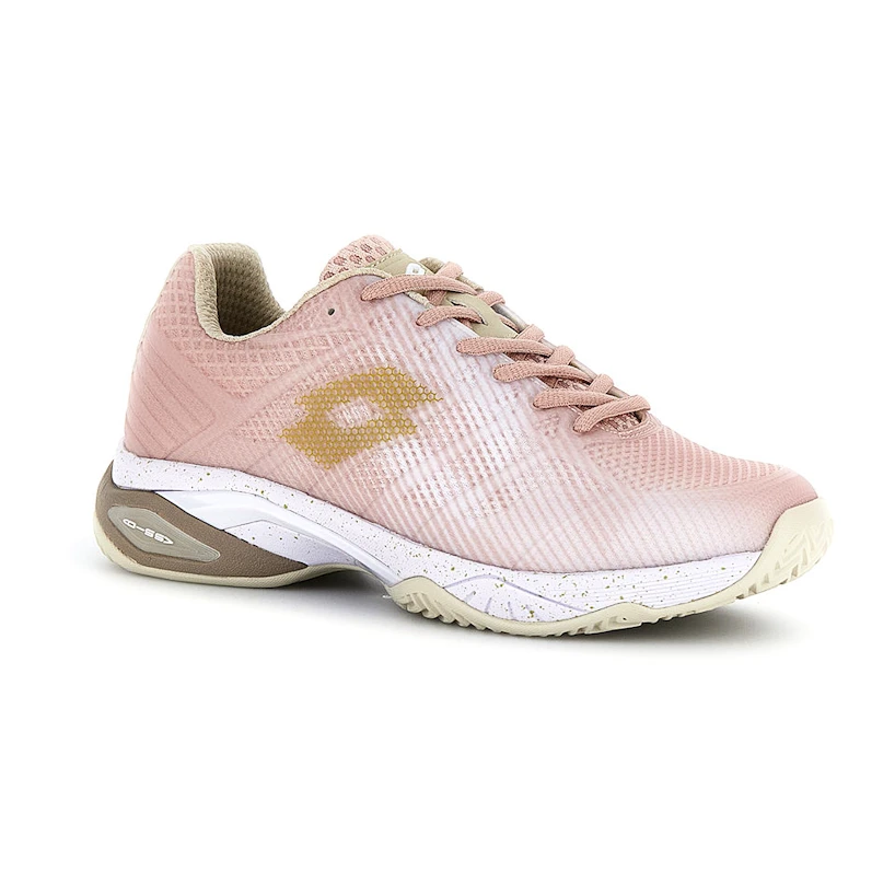 Dames tennisschoenen Lotto Mirage 300 III Clay W All White/Light Platino