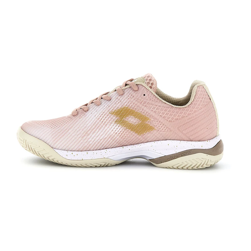 Dames tennisschoenen Lotto Mirage 300 III Clay W All White/Light Platino