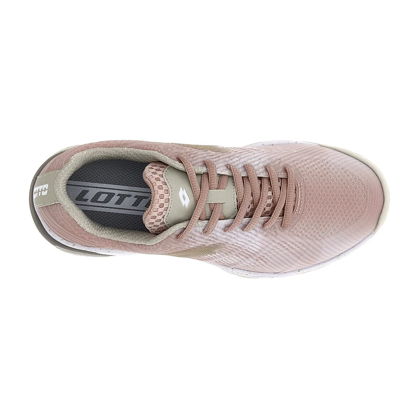 Dames tennisschoenen Lotto Mirage 300 III Clay W All White/Light Platino