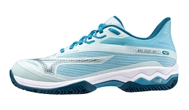 Dames tennisschoenen Mizuno Wave Exceed LIGHT 2 CC Blue Glow/Moroccan Blue/Blue Topaz