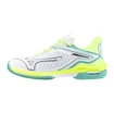 Dames tennisschoenen Mizuno Wave Exceed Tour 6 CC White/Black/Mizuno Neo Lime  EUR 42,5