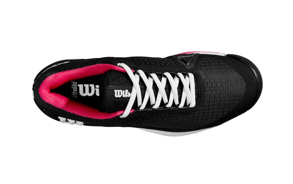 Dames tennisschoenen Wilson Rush Pro 4.0 W Clay Black/Hot Pink