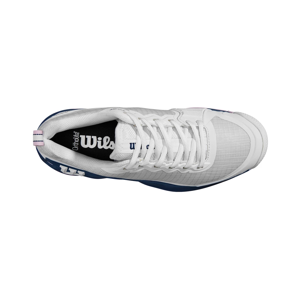 Dames tennisschoenen Wilson Rush Pro 4.5 Clay W White/Ensign Blue