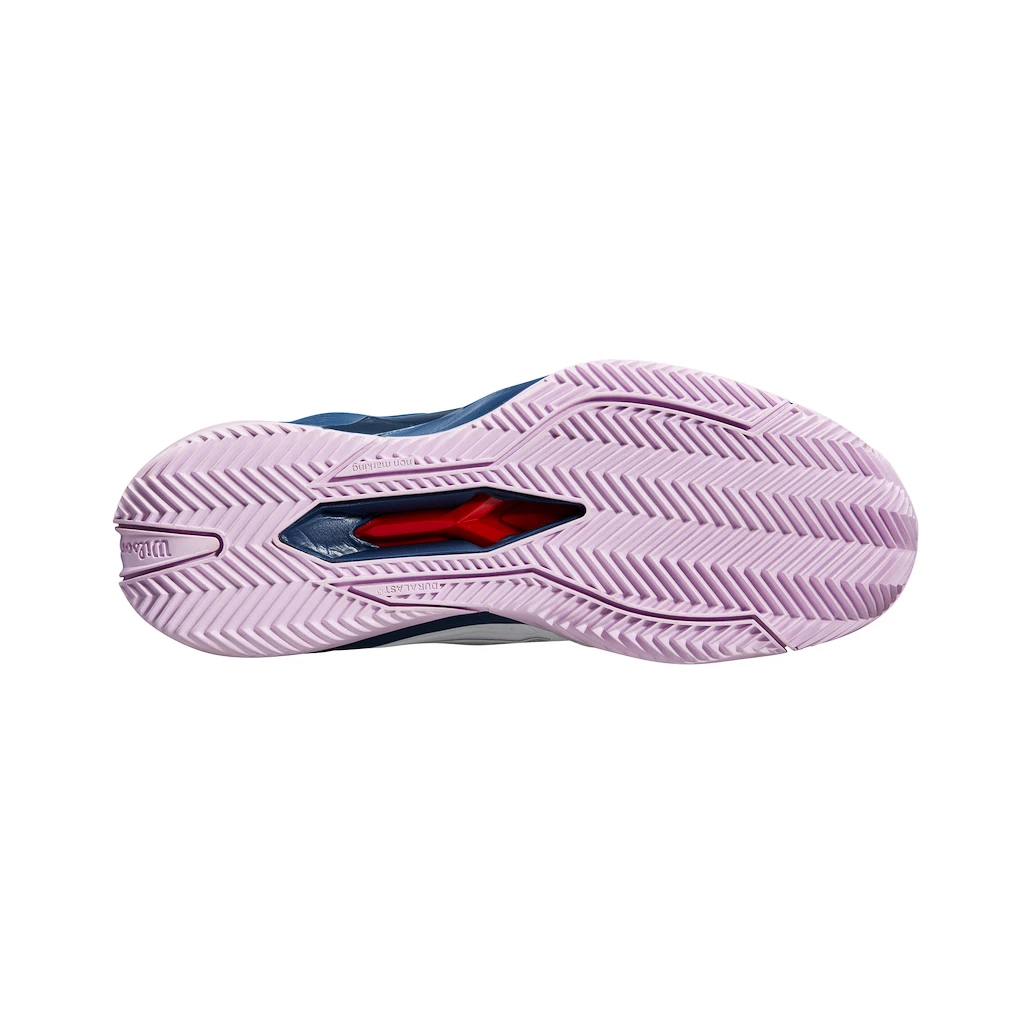Dames tennisschoenen Wilson Rush Pro 4.5 Clay W White/Ensign Blue