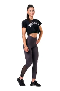 Dames top Nebbia  Fit & Sporty Crop Top 583 black