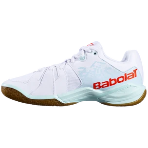 Dames zaalschoenen Babolat  Shadow Spirit White/Light Blue