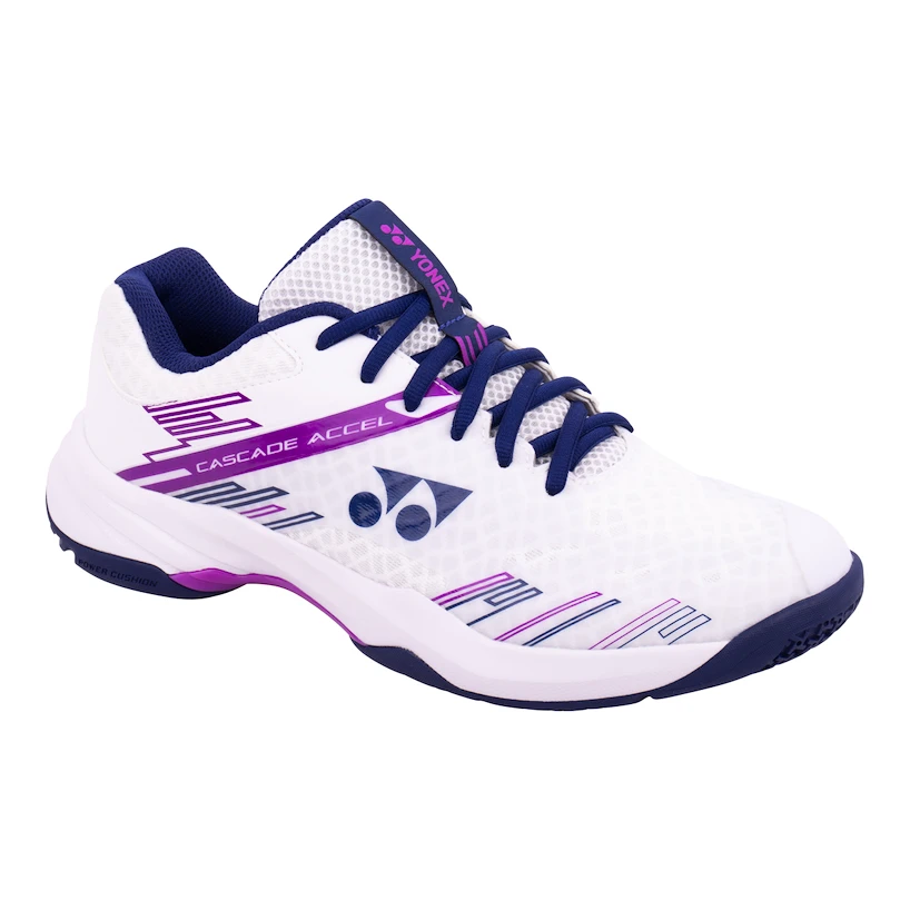 Dames zaalschoenen Yonex  Cascade Accel Wide White/Purple