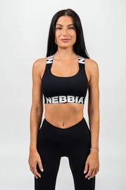 Damesbeha Nebbia Sportbeha met medium ondersteuning ICONIC Zwart