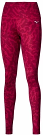 Damesbroek Mizuno Printed Tight /Persian Red