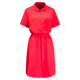 Damesjurk Jack Wolfskin Holiday Midi Dress Tulip Red