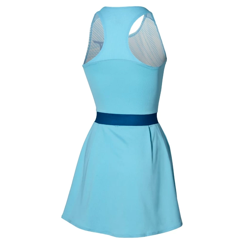 Damesjurk Mizuno  Charge Printed Dress Blue Glow  XL