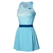 Damesjurk Mizuno  Charge Printed Dress Blue Glow  XL