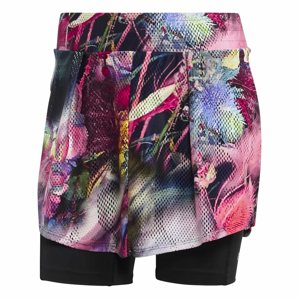 Damesrok adidas  Melbourne Tennis Skirt Multicolor/Black