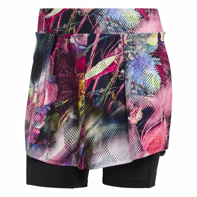 Damesrok adidas  Melbourne Tennis Skirt Multicolor/Black