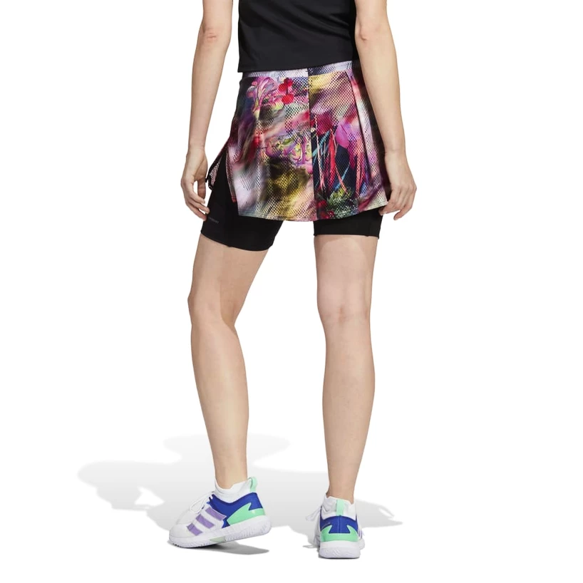 Damesrok adidas  Melbourne Tennis Skirt Multicolor/Black
