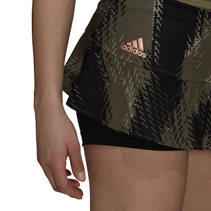 Damesrok adidas  Printed Match Skirt Primeblue Green