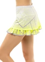 Damesrok Lucky in Love  Take A Pleat Skirt Neon Yellow