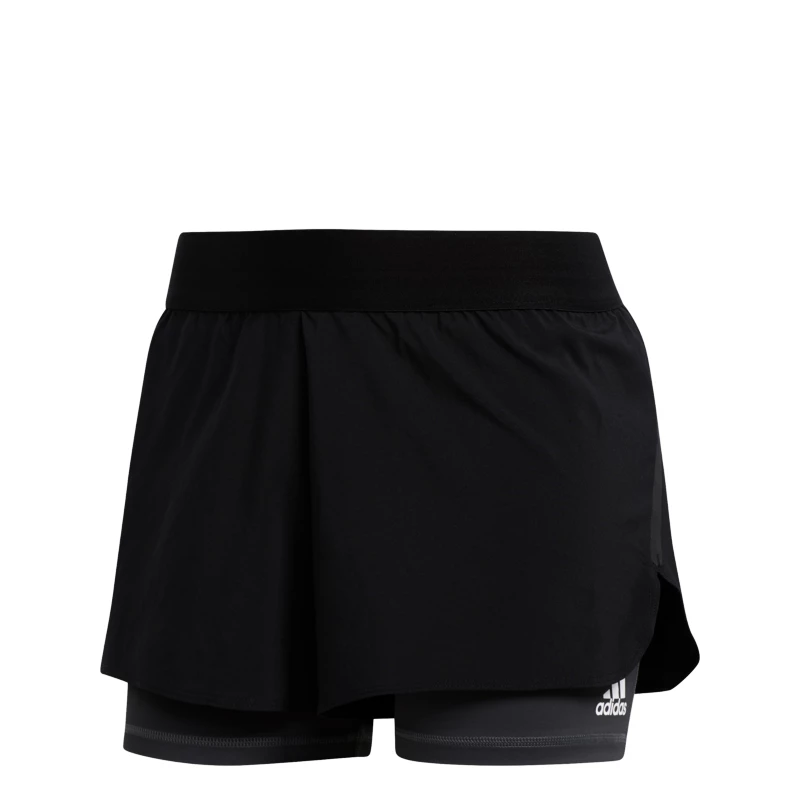 Damesshort adidas  ASK 2in1 Black XS
