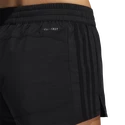 Damesshort adidas  Pacer 3-Stripes Woven Heather Shorts Black